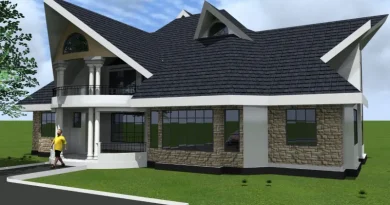 average cost of building a 4 bedroom house in Kenya