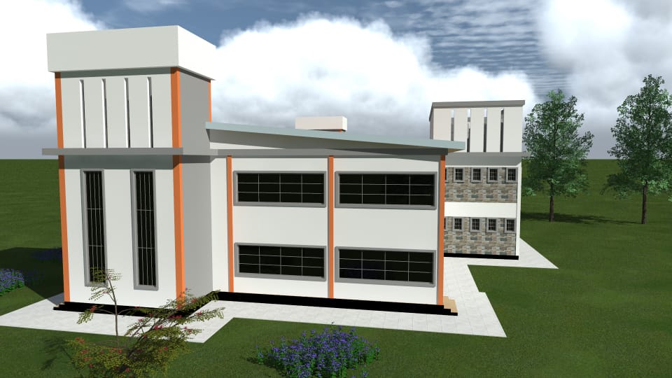 4-storey building construction in Kenya